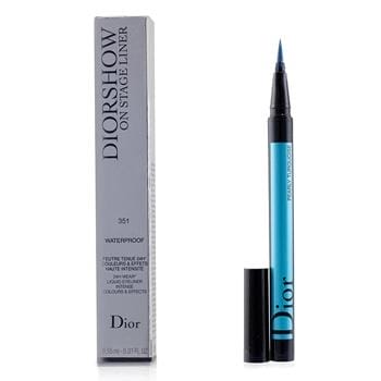 OJAM Online Shopping - Christian Dior Diorshow On Stage Liner Waterproof - # 351 Pearly Turquoise 0.55ml/0.01oz Make Up
