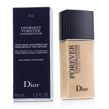 OJAM Online Shopping - Christian Dior Diorskin Forever Undercover 24H Wear Full Coverage Water Based Foundation - # 010 Ivory 40ml/1.3oz Make Up