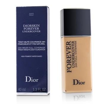 OJAM Online Shopping - Christian Dior Diorskin Forever Undercover 24H Wear Full Coverage Water Based Foundation - # 022 Cameo 40ml/1.3oz Make Up
