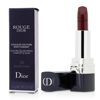 OJAM Online Shopping - Christian Dior Rouge Dior Couture Colour Comfort & Wear Lipstick - # 743 Rouge Zinnia (Box Slightly Damaged) 3.5g/0.12oz Make Up