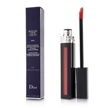 OJAM Online Shopping - Christian Dior Rouge Dior Liquid Lip Stain - # 442 Impetuous Satin (Pink Vermillion) 6ml/0.2oz Make Up