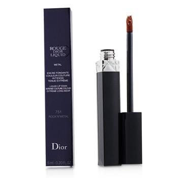OJAM Online Shopping - Christian Dior Rouge Dior Liquid Lip Stain - # 751 Rock'n'Metal (Rusty Red) 6ml/0.2oz Make Up