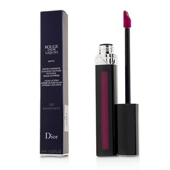 OJAM Online Shopping - Christian Dior Rouge Dior Liquid Lip Stain - # 797 Savage Matte (Dark Raspberry Pink) 6ml/0.2oz Make Up
