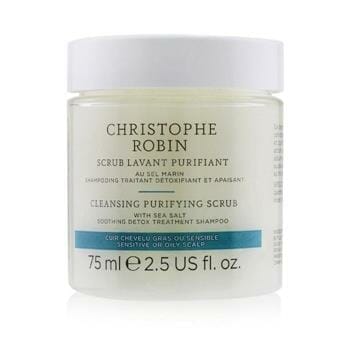 OJAM Online Shopping - Christophe Robin Cleansing Purifying Scrub with Sea Salt (Soothing Detox Treatment Shampoo) - Sensitive or Oily Scalp 75ml/2.5oz Hair Care