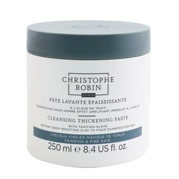 OJAM Online Shopping - Christophe Robin Cleansing Thickening Paste with Tahitian Algae For Men (Instant Body Boosting Clay to Foam Shampoo) 250ml/8.4oz Hair Care