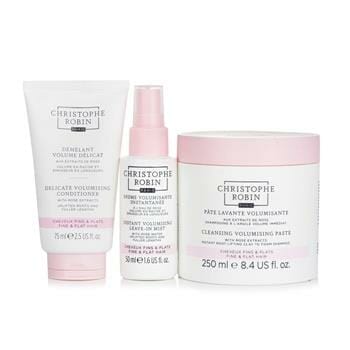 OJAM Online Shopping - Christophe Robin The Dreamy Volume Ritual Set 3pcs Hair Care