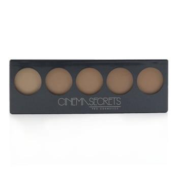 OJAM Online Shopping - Cinema Secrets Ultimate Foundation 5 In 1 Pro Palette - # 500A Series (Light To Medium Pink Beige Undertones) 12.5g/0.44oz Make Up