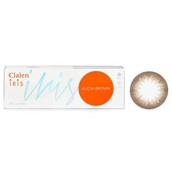 OJAM Online Shopping - Clalen 1 Day Iris Suzy Brown Color Contact Lenses -2.00 30pcs Make Up