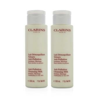 OJAM Online Shopping - Clarins Anti-Pollution Cleansing Milk Duo Pack - Combination or Oily Skin 2x200ml/7oz Skincare