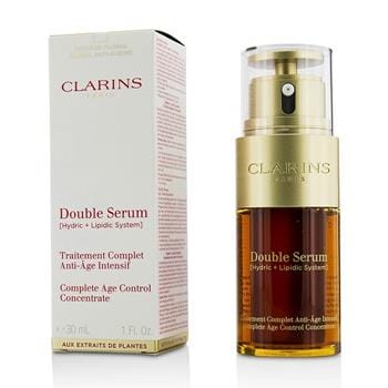 OJAM Online Shopping - Clarins Double Serum (Hydric + Lipidic System) Complete Age Control Concentrate 30ml/1oz Skincare