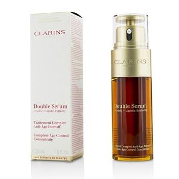 OJAM Online Shopping - Clarins Double Serum (Hydric + Lipidic System) Complete Age Control Concentrate 50ml/1.6oz Skincare