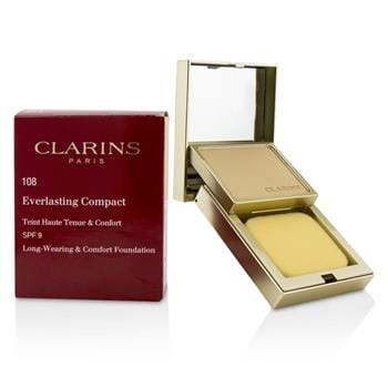 OJAM Online Shopping - Clarins Everlasting Compact Foundation SPF 9 - # 108 Sand 10g/0.3oz Make Up