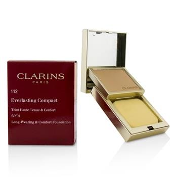 OJAM Online Shopping - Clarins Everlasting Compact Foundation SPF 9 - # 112 Amber 10g/0.3oz Make Up