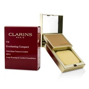 OJAM Online Shopping - Clarins Everlasting Compact Foundation SPF 9 - # 114 Cappuccino 10g/0.3oz Make Up