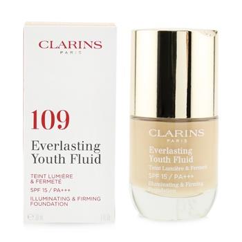 OJAM Online Shopping - Clarins Everlasting Youth Fluid Illuminating & Firming Foundation SPF 15 - # 109 Wheat 30ml/1oz Make Up