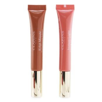 OJAM Online Shopping - Clarins Instant Light Lip Perfector Collection - #05 Candy Shimmer + #06 Rosewood Shimmer 2x 12ml/0.35oz Make Up