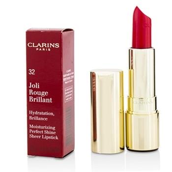 OJAM Online Shopping - Clarins Joli Rouge Brillant (Moisturizing Perfect Shine Sheer Lipstick) - # 32 Pink Cranberry 3.5g/0.1oz Make Up