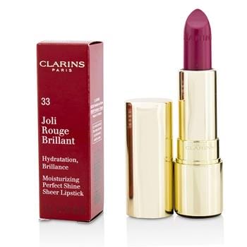 OJAM Online Shopping - Clarins Joli Rouge Brillant (Moisturizing Perfect Shine Sheer Lipstick) - # 33 Soft Plum 3.5g/0.1oz Make Up