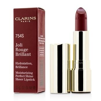 OJAM Online Shopping - Clarins Joli Rouge Brillant (Moisturizing Perfect Shine Sheer Lipstick) - # 754S Deep Red 3.5g/0.1oz Make Up