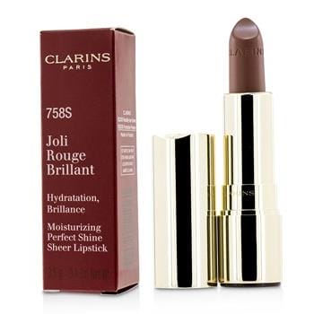 OJAM Online Shopping - Clarins Joli Rouge Brillant (Moisturizing Perfect Shine Sheer Lipstick) - # 758S Sandy Pink 3.5g/0.1oz Make Up