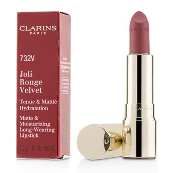 OJAM Online Shopping - Clarins Joli Rouge Velvet (Matte & Moisturizing Long Wearing Lipstick) - # 732V Grenadine 3.5g/0.1oz Make Up