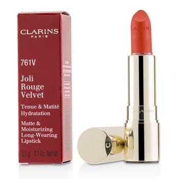 OJAM Online Shopping - Clarins Joli Rouge Velvet (Matte & Moisturizing Long Wearing Lipstick) - # 761V Spicy Chili 3.5g/0.1oz Make Up