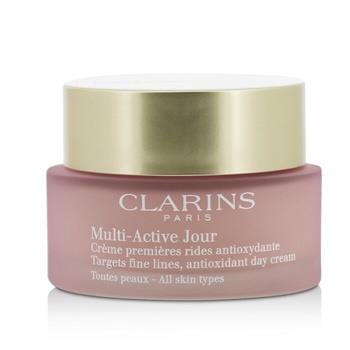 OJAM Online Shopping - Clarins Multi-Active Day Targets Fine Lines Antioxidant Day Cream - For All Skin Types (Box Slightly Damaged) 50ml/1.6oz Skincare