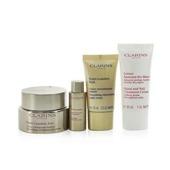 OJAM Online Shopping - Clarins Nutri-Lumiere Collection: 4pcs+1bag Skincare