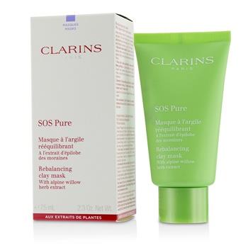 OJAM Online Shopping - Clarins SOS Pure Rebalancing Clay Mask with Alpine Willow - Combination to Oily Skin 75ml/2.3oz Skincare