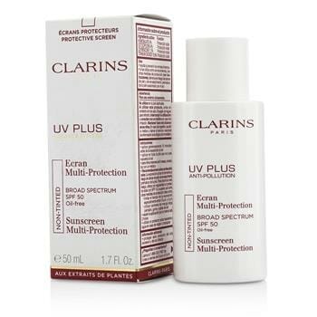 OJAM Online Shopping - Clarins UV Plus Anti-Pollution Sunscreen Multi-Protection SPF 50 - Non Tinted 50ml/1.7oz Skincare