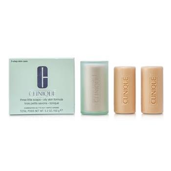 OJAM Online Shopping - Clinique 3 Little Soap - Oily Skin Formula 3x50g Skincare