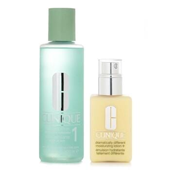 OJAM Online Shopping - Clinique Dramatically Different Set 1: Moisturizing Lotion+ & Clarifying Lotion 1 - For Very Dry to Dry Combination Skin 2pcs Skincare