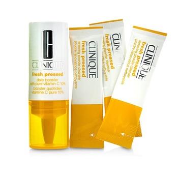 OJAM Online Shopping - Clinique Fresh Pressed 7-Day System with Pure Vitamin C (1x Daily Booster 8.5ml + 7x Renewing Powder Cleanser 0.5g) - Skincare