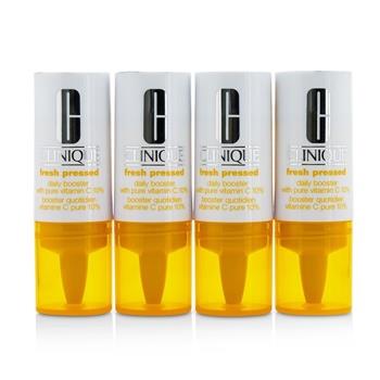 OJAM Online Shopping - Clinique Fresh Pressed Daily Booster with Pure Vitamin C 10% - All Skin Types 4x8.5ml/0.29oz Skincare