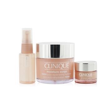 OJAM Online Shopping - Clinique Moisture Surge Set: Moisture Surge 100H 125ml+ All About Eyes 15ml+ Moisture Surge Face Spray Thirsty Skin Relief 30ml 3pcs Skincare