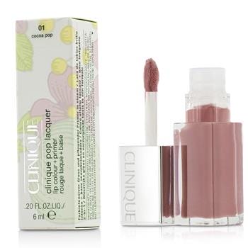OJAM Online Shopping - Clinique Pop Lacquer Lip Colour + Primer  - # 01 Cocoa Pop 6ml/0.2oz Make Up