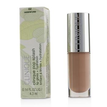 OJAM Online Shopping - Clinique Pop Splash Lip Gloss + Hydration - # 02 Caramel Pop 4.3ml/0.14oz Make Up