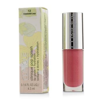 OJAM Online Shopping - Clinique Pop Splash Lip Gloss + Hydration - # 12 Rosewater Pop 4.3ml/0.14oz Make Up