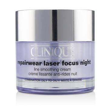 OJAM Online Shopping - Clinique Repairwear Laser Focus Night Line Smoothing Cream - Combination Oily To Oily 50ml/1.7oz Skincare