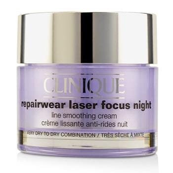 OJAM Online Shopping - Clinique Repairwear Laser Focus Night Line Smoothing Cream - Very Dry To Dry Combination 50ml/1.7oz Skincare