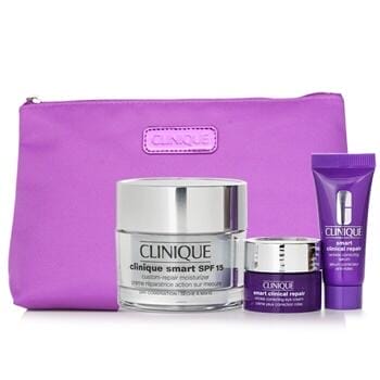 OJAM Online Shopping - Clinique Smart Repair Anti-Age Intelligent Set 3pcs+1bag Skincare