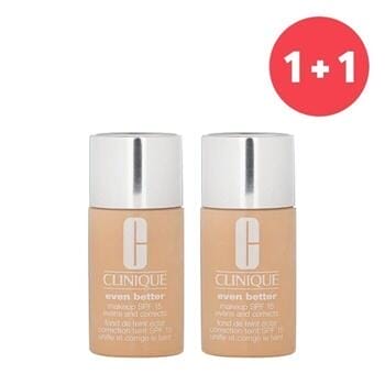 OJAM Online Shopping - Clinique 【1+1 Set】Even Better Makeup SPF15 (Dry Combination to Combination Oily) - No. 25 Buff 30ml/1oz Make Up