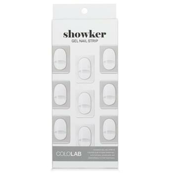 OJAM Online Shopping - Cololab Showker Gel Nail Strip # CNA802 Classic White 1pcs Make Up