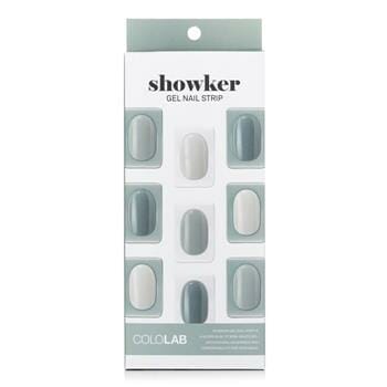 OJAM Online Shopping - Cololab Showker Gel Nail Strip # CNF703 Mint Blended 1pcs Make Up