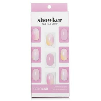 OJAM Online Shopping - Cololab Showker Gel Nail Strip # CSA111 Spring Marble 1pcs Make Up