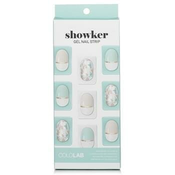 OJAM Online Shopping - Cololab Showker Gel Nail Strip # CSA701 Jewel Shooting Mint 1pcs Make Up