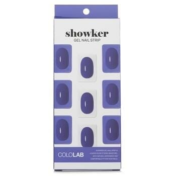 OJAM Online Shopping - Cololab Showker Gel Nail Strip # CSF412 Denim Blue 1pcs Make Up