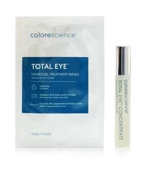 OJAM Online Shopping - Colorescience Total Eye Concentrate Kit: Concentrate 8ml + Hydrogel Treatment Masks 12pairs 13pcs Skincare