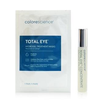 OJAM Online Shopping - Colorescience Total Eye Concentrate Kit: Concentrate 8ml + Hydrogel Treatment Masks 12pairs 13pcs Skincare
