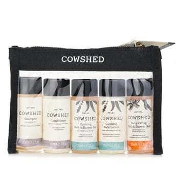 OJAM Online Shopping - Cowshed Travel Set (Shampoo + Conditioner + Bath & Shower Gel + body Lotion) 5x30ml Hair Care